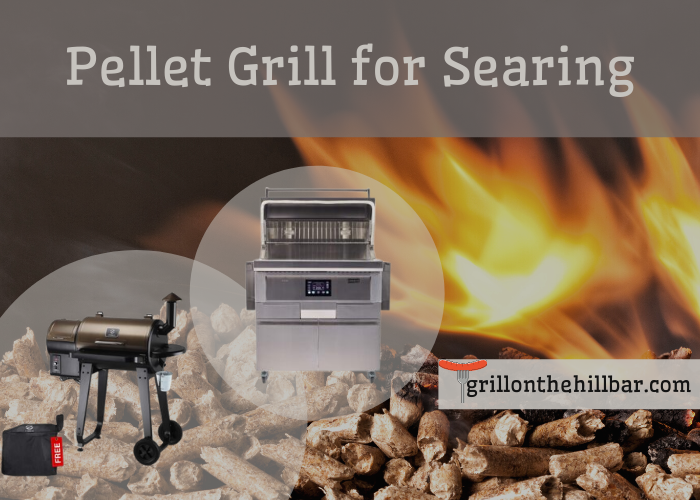 Pellet Grill for Searing and Barbecue