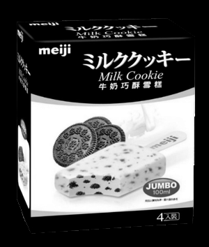 Meiji Milk Cookie Ice Bar photo 0