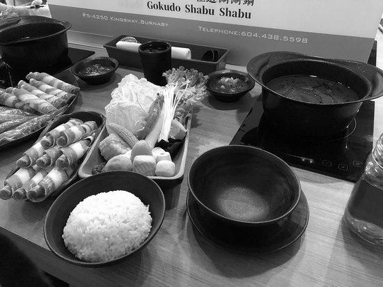 Gokudo shabu shabu hot pot burnaby image 0
