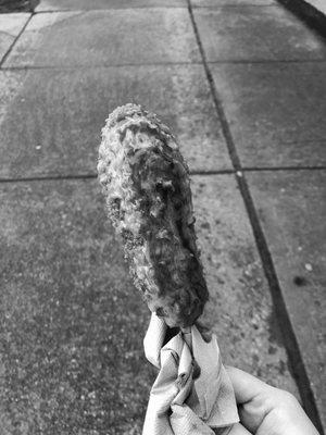 Dog eat corndog image 2