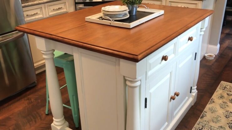 Kitchen Islands with Granite Top on Wheels - Spacious